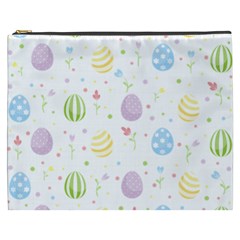 Easter Pattern Cosmetic Bag (xxxl)  by Valentinaart