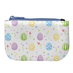 Easter Pattern Large Coin Purse by Valentinaart