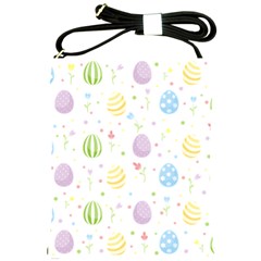 Easter Pattern Shoulder Sling Bags by Valentinaart