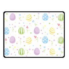 Easter Pattern Double Sided Fleece Blanket (small)  by Valentinaart