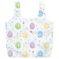 Easter Pattern Full Print Recycle Bags (l)  by Valentinaart