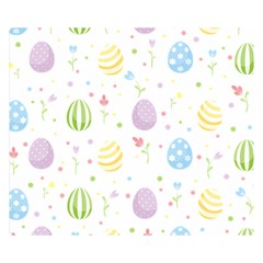 Easter Pattern Double Sided Flano Blanket (small)  by Valentinaart