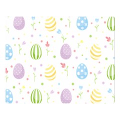 Easter Pattern Double Sided Flano Blanket (large)  by Valentinaart