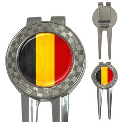 Belgium Flag 3-in-1 Golf Divots by Valentinaart