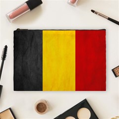 Belgium Flag Cosmetic Bag (large)  by Valentinaart