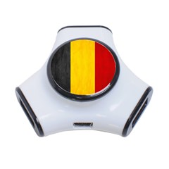 Belgium Flag 3-port Usb Hub by Valentinaart