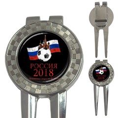 Russia Football World Cup 3-in-1 Golf Divots