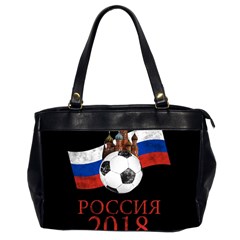 Russia Football World Cup Office Handbags (2 Sides)  by Valentinaart