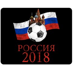 Russia Football World Cup Fleece Blanket (medium)  by Valentinaart