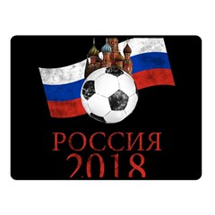 Russia Football World Cup Fleece Blanket (small) by Valentinaart