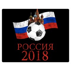 Russia Football World Cup Double Sided Flano Blanket (medium)  by Valentinaart