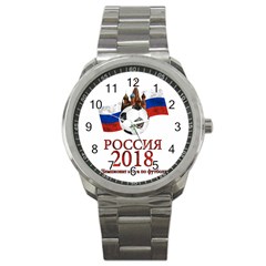 Russia Football World Cup Sport Metal Watch by Valentinaart