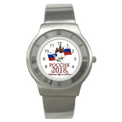 Russia Football World Cup Stainless Steel Watch by Valentinaart