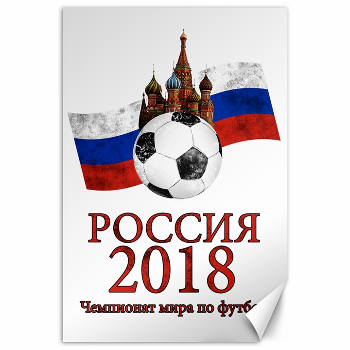 Russia Football World Cup Canvas 24  x 36 