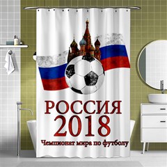 Russia Football World Cup Shower Curtain 48  X 72  (small)  by Valentinaart