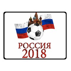 Russia Football World Cup Double Sided Fleece Blanket (small)  by Valentinaart