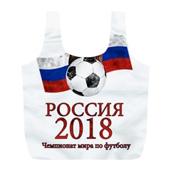 Russia Football World Cup Full Print Recycle Bags (l)  by Valentinaart