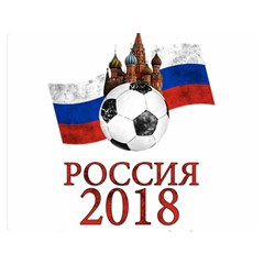 Russia Football World Cup Double Sided Flano Blanket (medium)  by Valentinaart