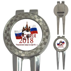 Russia Football World Cup 3-in-1 Golf Divots by Valentinaart