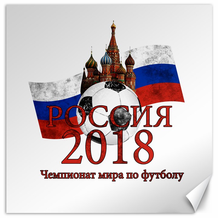 Russia Football World Cup Canvas 20  x 20  