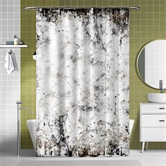 Grunge Pattern Shower Curtain 48  X 72  (small)  by Valentinaart