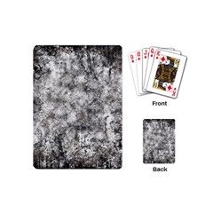 Grunge Pattern Playing Cards (mini)  by Valentinaart