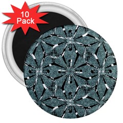 Modern Oriental Ornate Pattern 3  Magnets (10 Pack)  by dflcprints