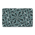 Modern Oriental Ornate Pattern Magnet (Rectangular) Front