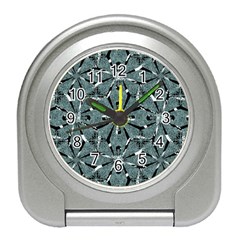 Modern Oriental Ornate Pattern Travel Alarm Clocks by dflcprints