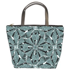 Modern Oriental Ornate Pattern Bucket Bags by dflcprints