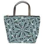 Modern Oriental Ornate Pattern Bucket Bags Front