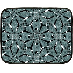 Modern Oriental Ornate Pattern Fleece Blanket (mini) by dflcprints