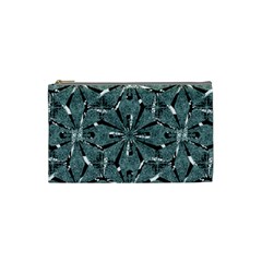 Modern Oriental Ornate Pattern Cosmetic Bag (small)  by dflcprints