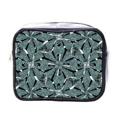 Modern Oriental Ornate Pattern Mini Toiletries Bags by dflcprints