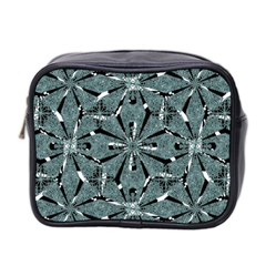 Modern Oriental Ornate Pattern Mini Toiletries Bag 2-side by dflcprints