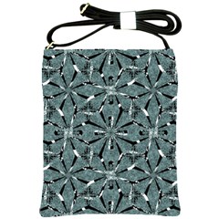 Modern Oriental Ornate Pattern Shoulder Sling Bags by dflcprints