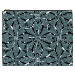 Modern Oriental Ornate Pattern Cosmetic Bag (xxxl)  by dflcprints