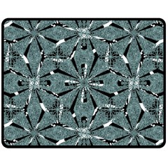 Modern Oriental Ornate Pattern Double Sided Fleece Blanket (medium)  by dflcprints