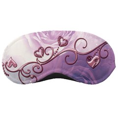 Wonderful Soft Violet Roses With Hearts Sleeping Masks by FantasyWorld7