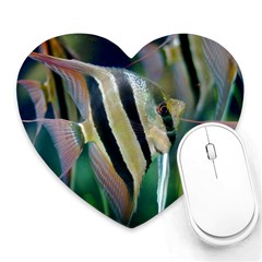 Angelfish 1 Heart Mousepads by trendistuff