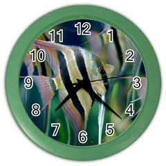 Angelfish 1 Color Wall Clocks by trendistuff