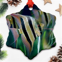 Angelfish 1 Snowflake Ornament (two Sides) by trendistuff