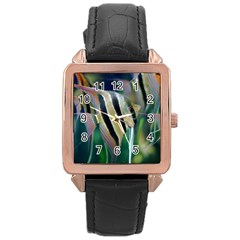 Angelfish 1 Rose Gold Leather Watch  by trendistuff