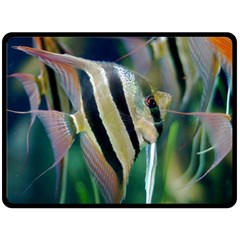 Angelfish 1 Double Sided Fleece Blanket (large) 