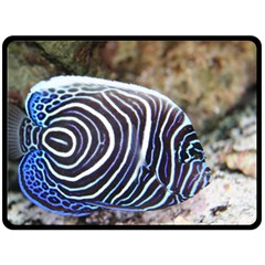 Angelfish 3 Fleece Blanket (large)  by trendistuff