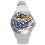 ANGELFISH 3 Round Plastic Sport Watch (L) Front