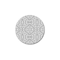 Black And White Ethnic Geometric Pattern Golf Ball Marker (4 Pack) by dflcprints