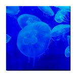 BLUE JELLYFISH 1 Tile Coasters