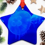 BLUE JELLYFISH 1 Ornament (Star)