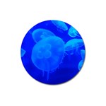 BLUE JELLYFISH 1 Magnet 3  (Round)